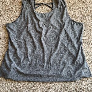 Gray Sleeveless Women's Top